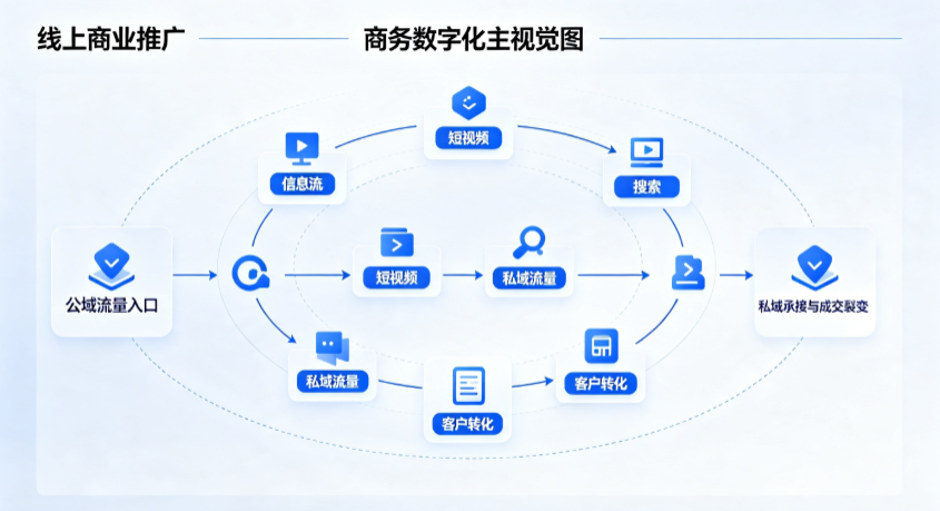 靖宇县线上商业推广怎么做？全域流量闭环搭建与低成本转化实战指南